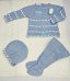 Conjunto polainas 3p punto bicolor Juliana 